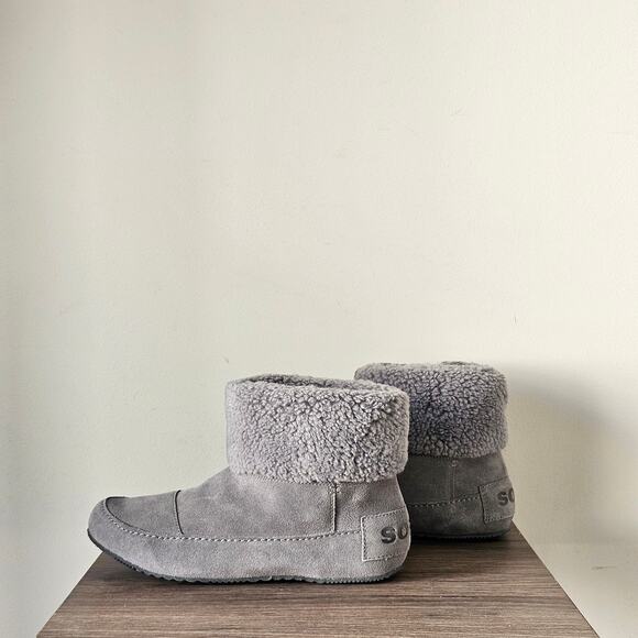 Sorel Go-Stumptown Bootie Women's Size 9 Quarry, Grill NWT - Picture 1 of 8